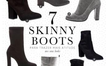Skinny Boots e algumas inspirações de looks Veja